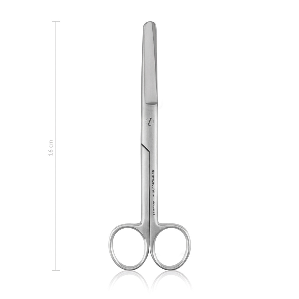 schaar chirurgisch economy gebogen, 16 cm, st/st