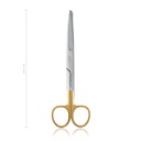 Schaar chirurgie gebogen TC, 16,5 cm, sp/st