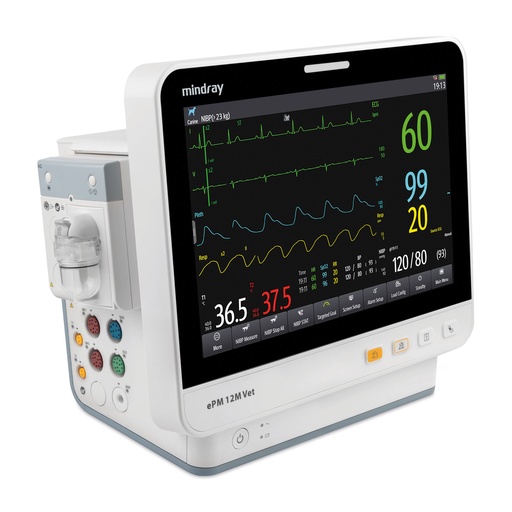 [321940] ePM 12M Vet Bewakings- en anesthesiemonitor met O₂