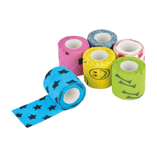 [050758] Eickwrap FUN, 6 motief verband, 5 cm, verpakking met 36