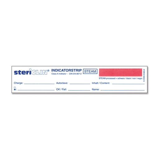 [502550] Indicator strips autoclaaf, 250 stuks